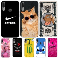 For Motorola Moto E6 PLUS Case Cover Phone Case Moto E6 PLUS Case Protective Soft Silicone Black Tpu