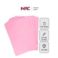 NERICO Pink / Cyber HP Pink / Cyber HP Yellow / Cyber HP Red Color Paper A4 / A3 Size 100 Sheets - 8