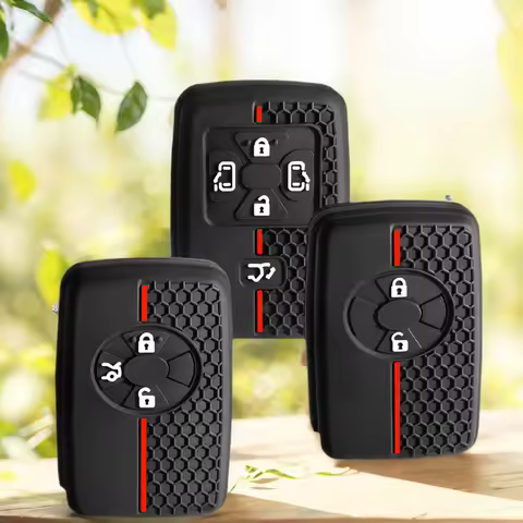 Silicone Car key Cover Case Skin Protector for Toyota Noah Tarago Mark X Yaris Estima RAV4 Voxy Coro