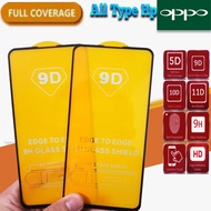 Tg Full Cover Oppo A3S F7/F7pro A7 A1k F9/F9pro F11/F11pro Screen Guard | Tempered Glass Full Screen