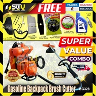 30.5CC 0.8kW Gasoline Backpack Brush Cutter / Mesin Rumput / 割草机 (COMBO A-G) BG328 / BBG328 / HZ328 