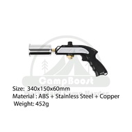 CampBoost SHINETRIP Tactical Fire Spray Gun Flame Lighter Butane Gas Gun Fire Starter Camping Lighte