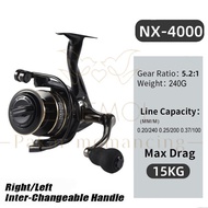 【COD】SHIMANO Reel Pancing Power Handle NX2000-7000 Max Drag 30KG Spinning Fishing Reel Saltwater Al
