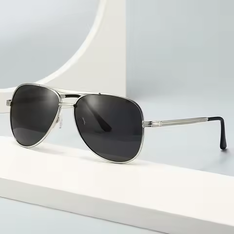Fashion Anti-reflection Optical Pilot Sunglasses for Men Male Aviation Style UV400 Sun Glasses