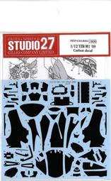 Studio 27 CD12001 碳纖維水貼 1/12  YZR-M1 '09