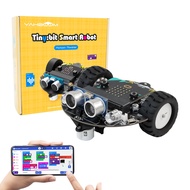 Microbit V2 Start Robotic for Kids STEM Education Toy Car Kit DIY Programmable with Tutorial Super C