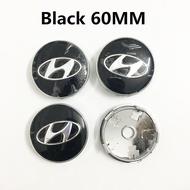 HYS 4PCs Car Wheel Hub Caps Tire Center Covers Rim Decoration Emblem Badge For Hyundai I30 Tucson So