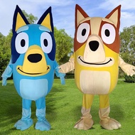 New Bluey Bingo Dog Cartoon Doll Costume Adult Walking Cosplay Performance Costume Activity Performa