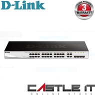 D-Link DGS-1210-28 24 Port Gigabit + 4 Port SFP Smart Switch