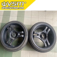 Sport RIM Work 17x9jj Pcd114.3 offset 42 2PCS only Original Japan