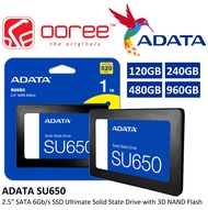 ADATA ULTIMATE SU650 2.5" SATA 6GB/S INTERNAL SSD SOLID STATE DRIVE 3D NAND FLASH - 120GB / 240GB / 