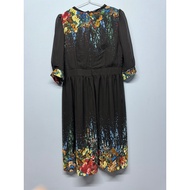 [pass 2nd] _ Middle-Aged Dress Designer With Floral Pattern