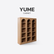 Koncept Furniture ตู้สูง รุ่น YUME KC-PLAY สีลายไม้ธรรมชาติ (140x40x180 ซม.)