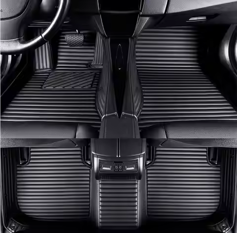 Car Floor Mats For Honda HR-V Vezel RU 2023 2024 2025 2026 2027 Auto Inteior Accessories Leather Car