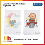 Lucky Baby Foldable Mattress - Elephant and Lion