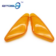 Aksesori Motosikal Untuk YAMAHA JOG50 JOG 3KJ Skuter motosikal isyarat belok depan penutup kaca penu