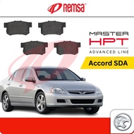 REMSA Rear Pads (L+R) - Honda Accord SDA'03,Civic SNL, CR-V i-VTEC S9A, Odyssey