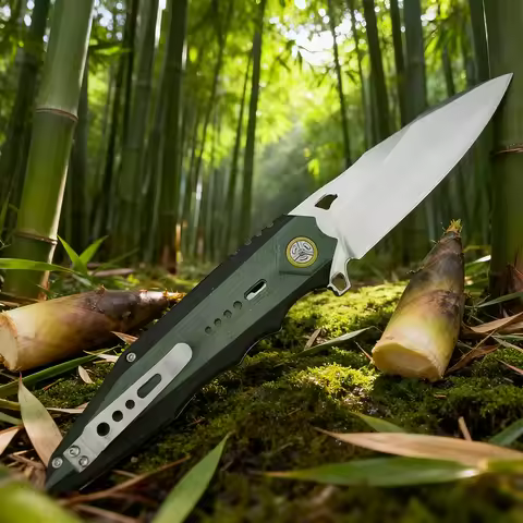 Wilderness Survival Utility 8Cr13Mov Blade Folding Knife Jungle Adventure Hunting Portable Pocket Kn