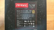 L.電源供應器-Antec安鈦克 520W 12公分風扇 SATA 顯卡8PIN*2  80PLUS 銅牌 直購價430