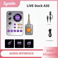 Synido Wireless Live Dock A30 - Portable Audio Interface for Live Streaming & Recording - iOS/Androi