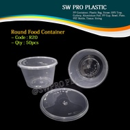 20oz  Round Microware Food Container /Tupperware Plastik Bulat / Bekas Makanan / Bekas Bulat