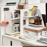 Chinese Home Source Factory Desktop with Door Shelf Student Desk Storage Rack Office File Sundries O