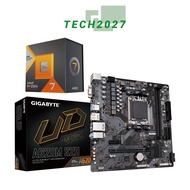 AMD Ryzen 7 7800X3D 4.2 GHz Eight-Core AM5 Processor with GIGABYTE A620M S2H AMD AM5 DDR5 MATX MOTHE