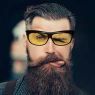 【AC Pion】 Night-Vision Car Anti-Glare Night Motorcycle Protective UV400 Drivers Goggles Eyes Sunglas