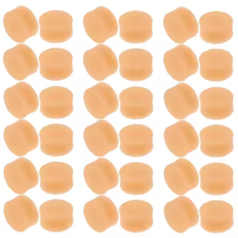 36Pcs Acrylic Guitar Fretboard Inlay Dots 6x3mm Orange for Electric Acoustic Classical Bass Guitar S
