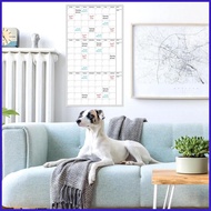 Dry Erase Wall Calendar Unlimited Dates Calendar Whiteboard with To-Do List Notes Area 47.99x32.01in
