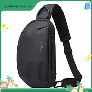 Bange Hertz Men Anti-theft Lock Sling Bag Fashion Chest Pack Waterproof USB Crossbody Bag (9.5" tabl