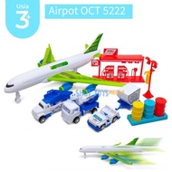 Airport Miniature Kids Toys/Airport Set OCT5222/Airport Aircraft