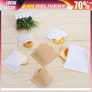 100pcs/Bag Kraft paper bag sandwich bag Paper Bag Triangle paper bag
