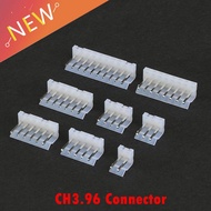 50set/lot  CH3.96 Connector 180 Degree Straight Pin 3.96mm Wafer Pin Header 3.96-A 2P/3P/4P/5P/6P/7P