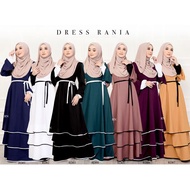 RAFANDA.NUR Dress Rania Sedondon Soft Como Crepe