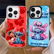 Case for iPhone 16 15 Plus Pro Max Soft A-58 Stitch