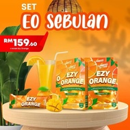 EZY ORANGE Advance Kombo Sebulan 4 Kotak | Original HQ Aysha Alam | Minuman Detoks & Bakar Lemak | K