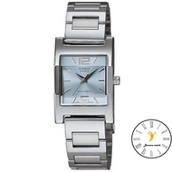 Casio Standard นาฬิกาข้อมือผู้หญิง สายสแตนเลส รุ่น LTP-1283D-2ADF - สีเงิน/ฟ้า