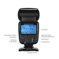 Universal Wireless Camera Flash Light Camera Speedlite GN33 LCD With Mini Stand For Canon Nikon Sony Olympus Pentax DSLR Camera