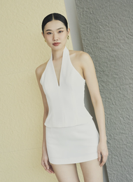 ORCHIDA - Halter V-Neck Top