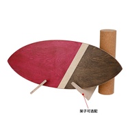 Wvd2022 New Color Matching Fitness Board Wooden Fitness Board Skiing Yoga Training Balance Board