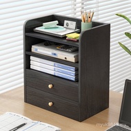 She Rack Shelf Multi-Layer File File Data Desktop Dormitory Rack Organizer Rack Work Position Storag