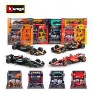 Bburago 1:43 Pit Garage Mercedes-AMG W15 Redbull RB20 Mclaren MCL38 Ferrari 2024 SF24 F1 Raing Charl