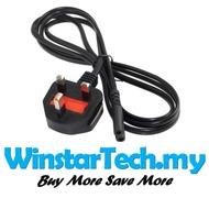 250V 13A 3 Pin Power Cord Cable C7 UK Plug Scanner Printer Cable 1.5m