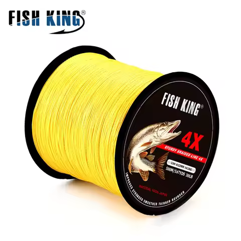FISH KING Fishing Line 300M 0.4#-6.0# 0.10mm-0.40mm 8-60LB Braided Wire PE Braided 4 Strands PE Mult