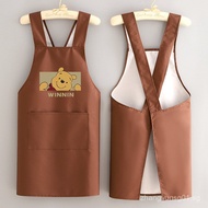 Fashionable waterproof composite apron for home kitchen, cartoon apron for women, catering workwear 