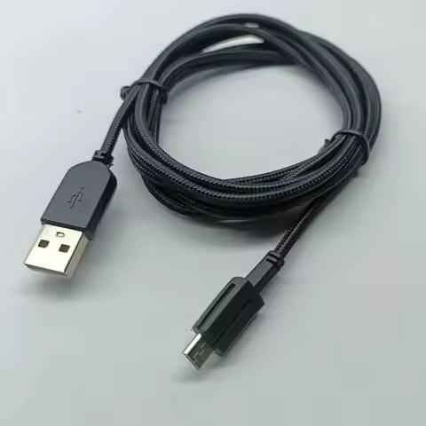 2M Charging Cable for Alienware 610M 610m USB Mouse Accessories Black