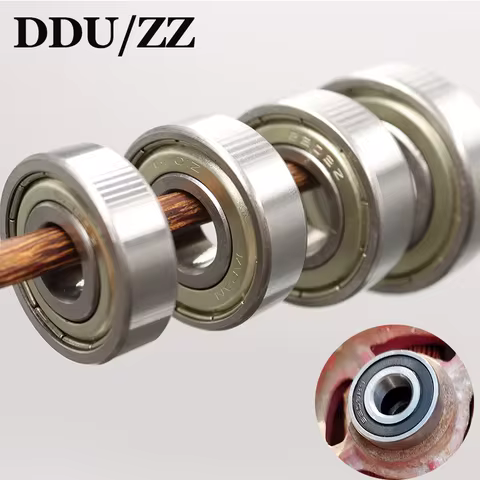 Deep Groove Ball Bearing 6200 6201 6202 6203 6204 6205 6206 6207 ZZ DDU RS High-carbon Steel Motorcy