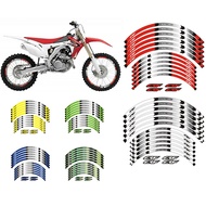 For HONDA CRF250L CRF250F CRF250X CRF250RX CRF 250L 250F 250X 250RX 21"18" Wheels Hub Stickers Deca