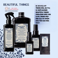 Davines Beautiful Things Chelating Shampoo, Neutralizing Spray, and Conditioner Mask for Chemical Ha